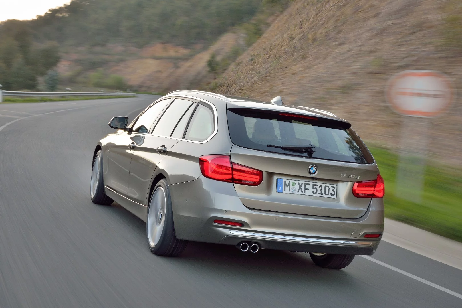 The 3 Series touring has been restyled to look wider and more substantial on the road