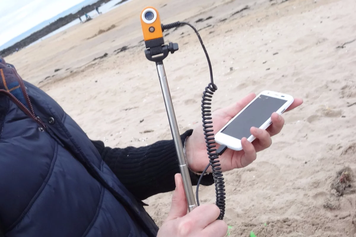 The Eye Eye works with Android smartphones