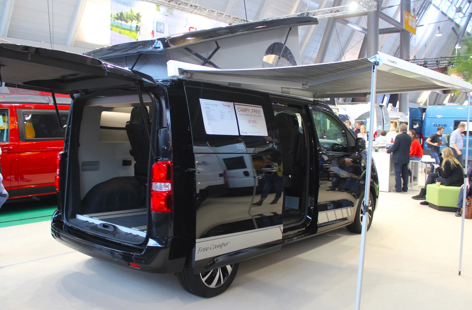 The new Campy "Free Camper" from Clever Vans is a simple, flexible Volkswagen California Beach sleeper van