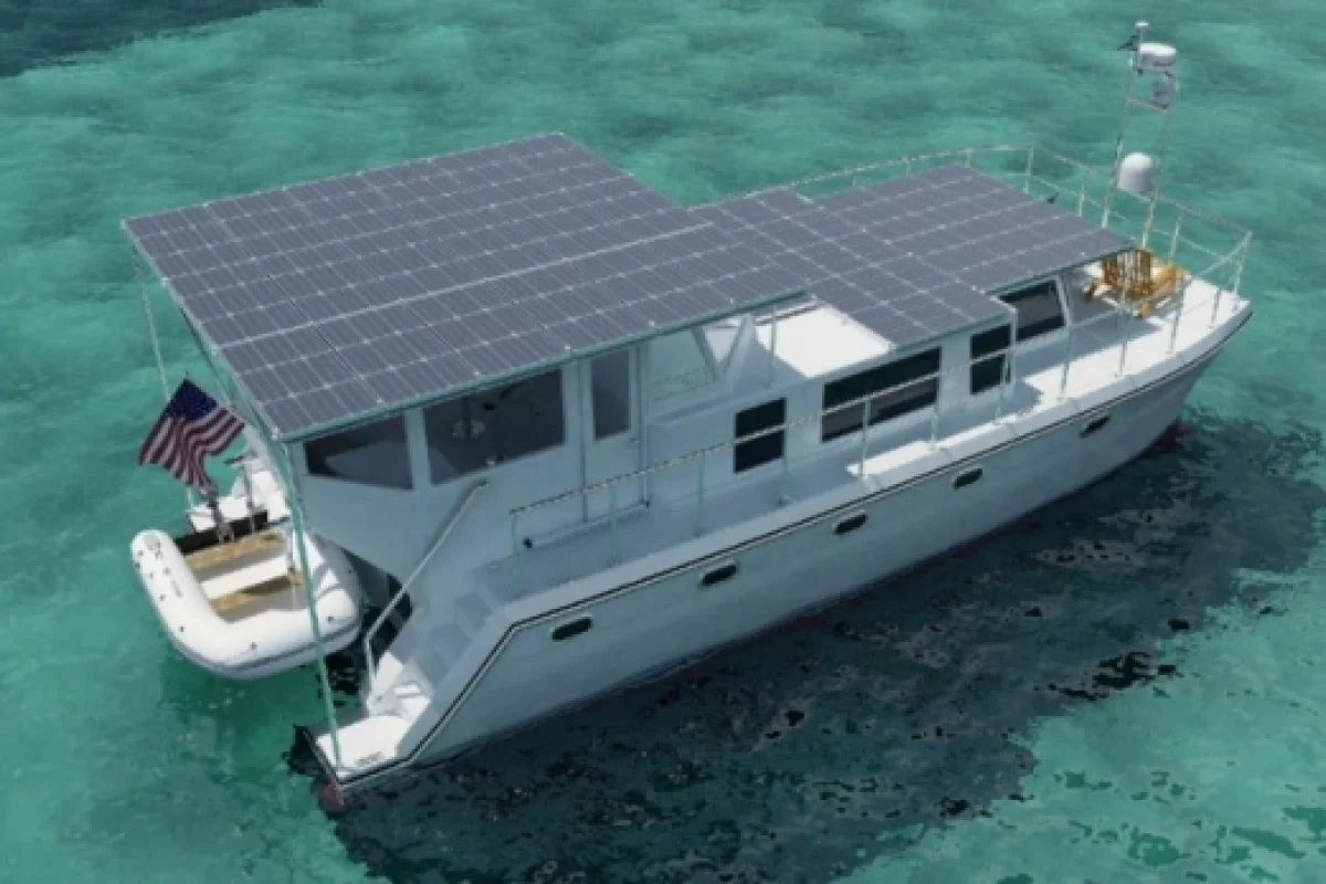 Solar powered cruising - DSe Hybrid 12m