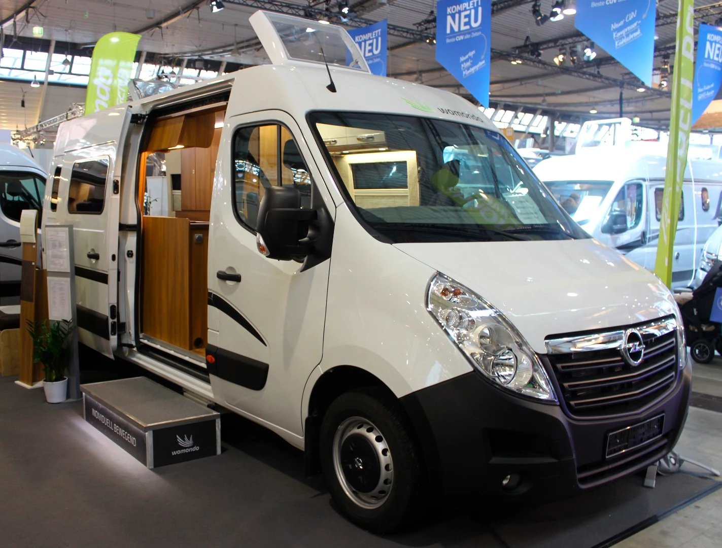Germany's Womondo shows a different look with an Opel Movano camper van