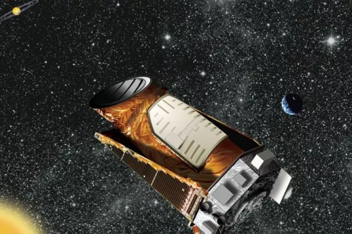 An artist's rendition of the Kepler spacecraft (Image: NASA/JPL-Caltech)