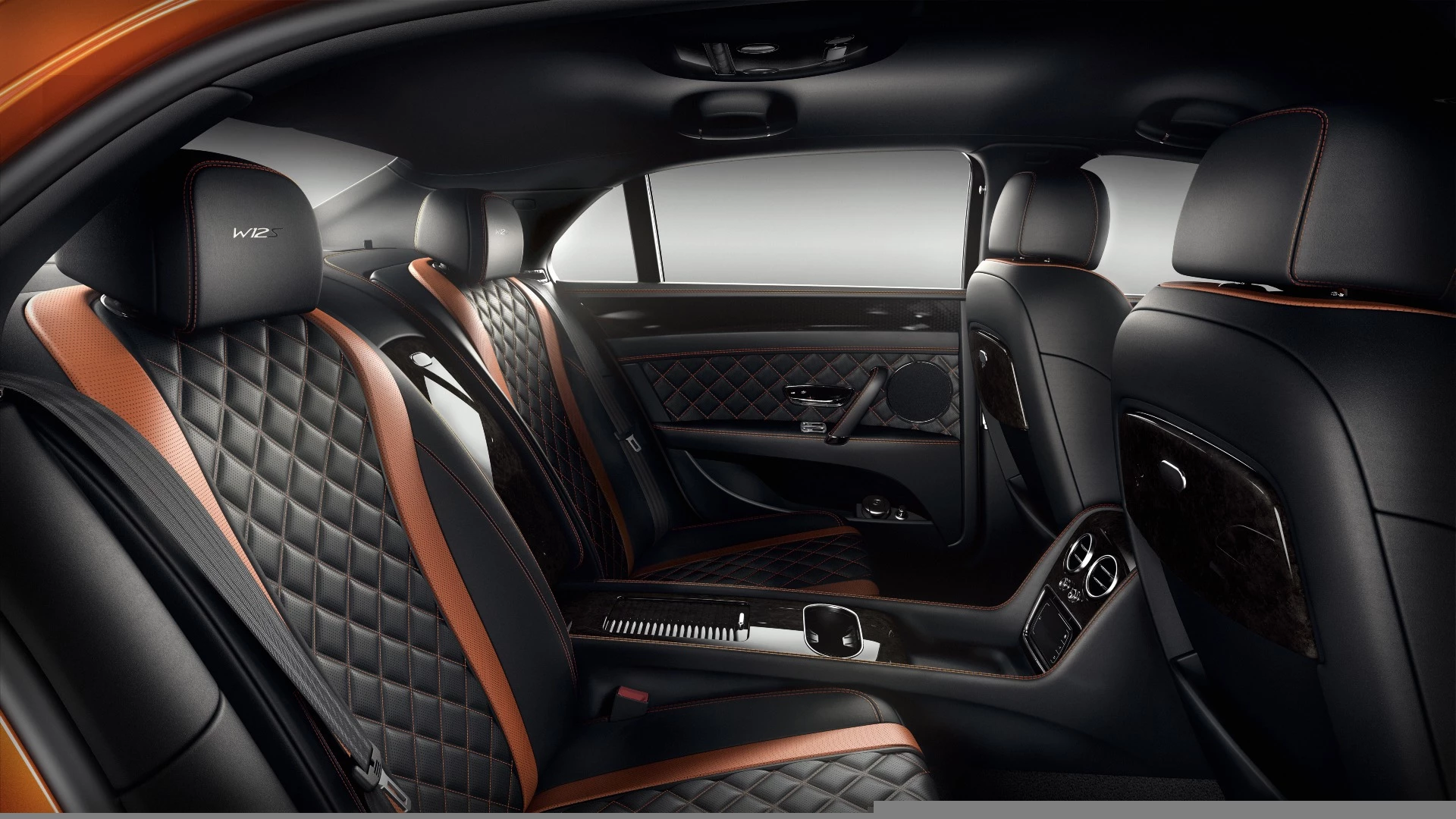 Rear seat passengers have been looked after well in the W12 S