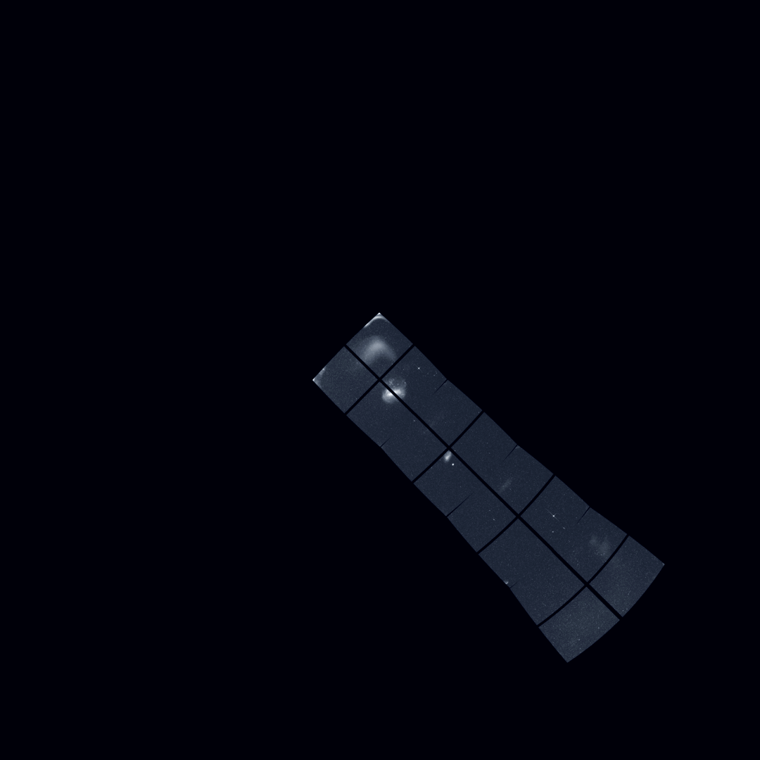 A GIF showing how TESS imaged the southern sky