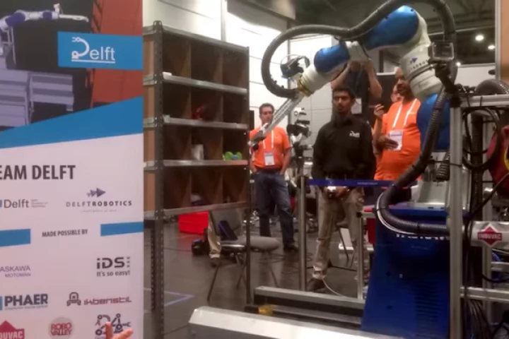 A team from the Netherlands has claimed victories in both events at the Amazon Picking Challenge, a competition designed to increase innovation in warehouse robotics