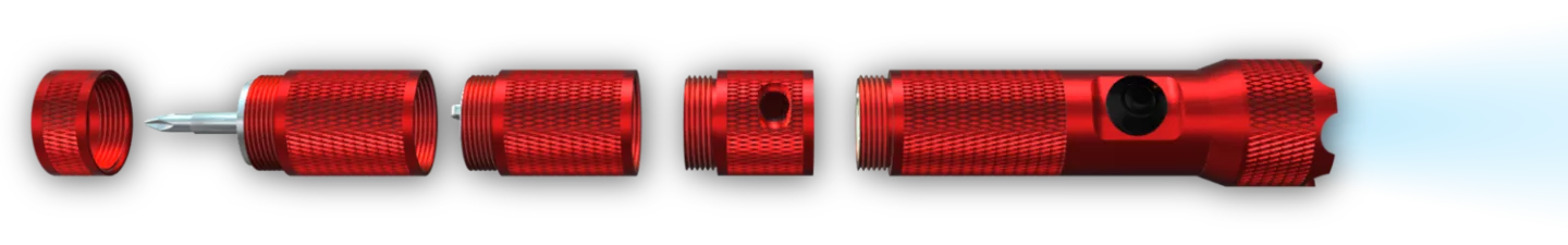 An exploded view of the Pyyros