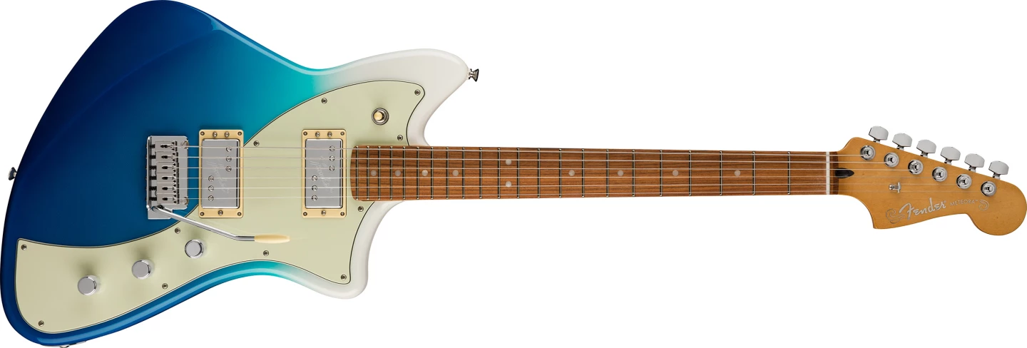 The Belair Blue gradient finish is one of Fender's Player Plus statement finishes