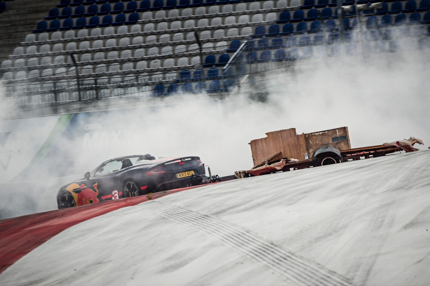 The trailers may have been stripped and slicked, but they weren't built up to track racing spec