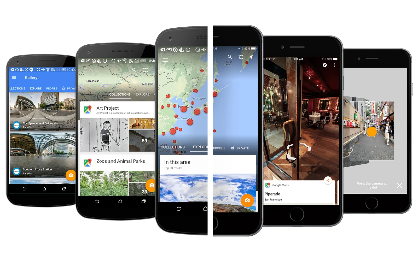 The new Google Street View app allows users to access Street View content via other means than a destination-first approach, as is the case in the existing Google Maps app