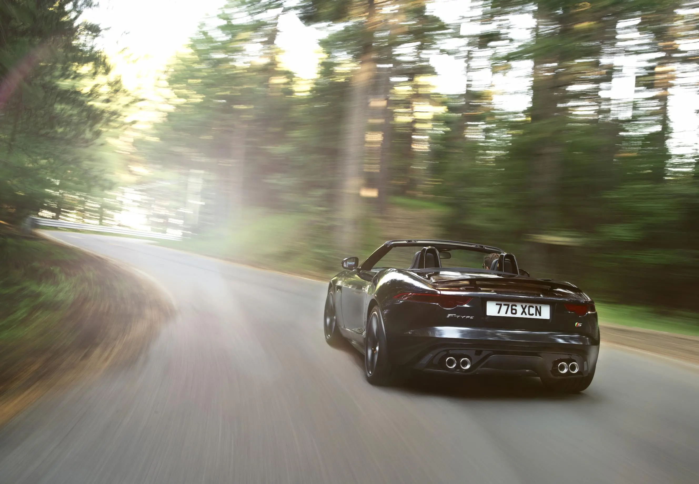The F-Type V8 S has four exhaust tips