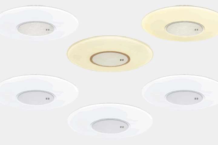The six new models of LED ceiling lights from Sharp