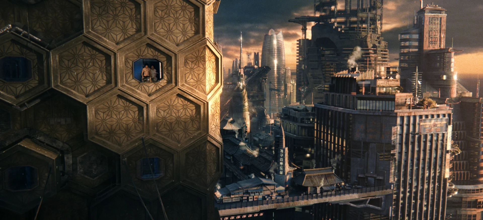 The future city in the film Cloud Atlas