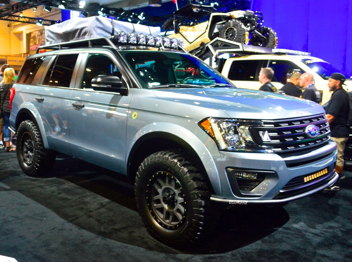 Ford was all about expedition-style SUVs and trucks this year, starting with this 2018 Expedition XLT "Baja-Forged Adventurer"