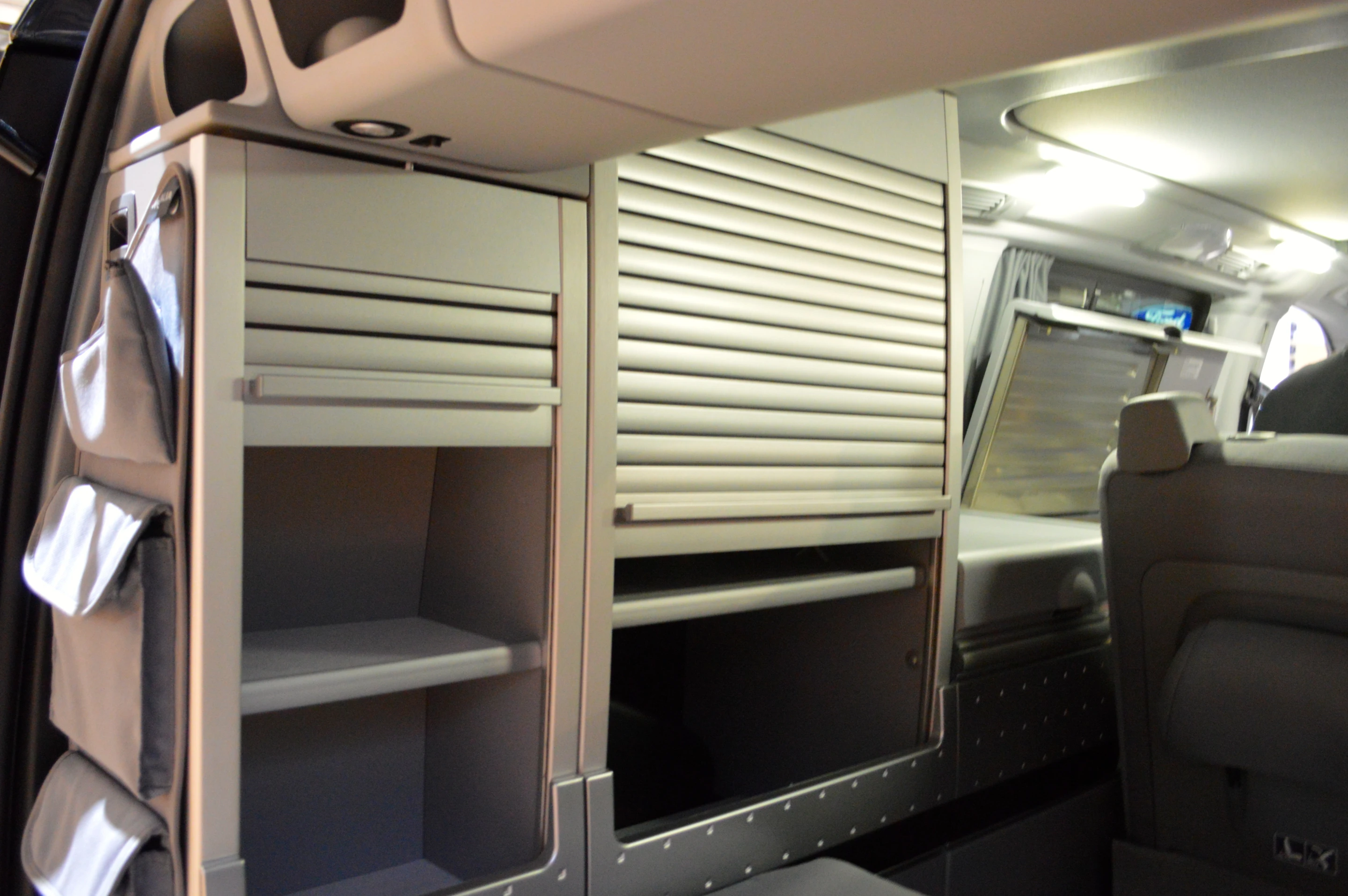 Storage units in the rear of the Viano Marco Polo