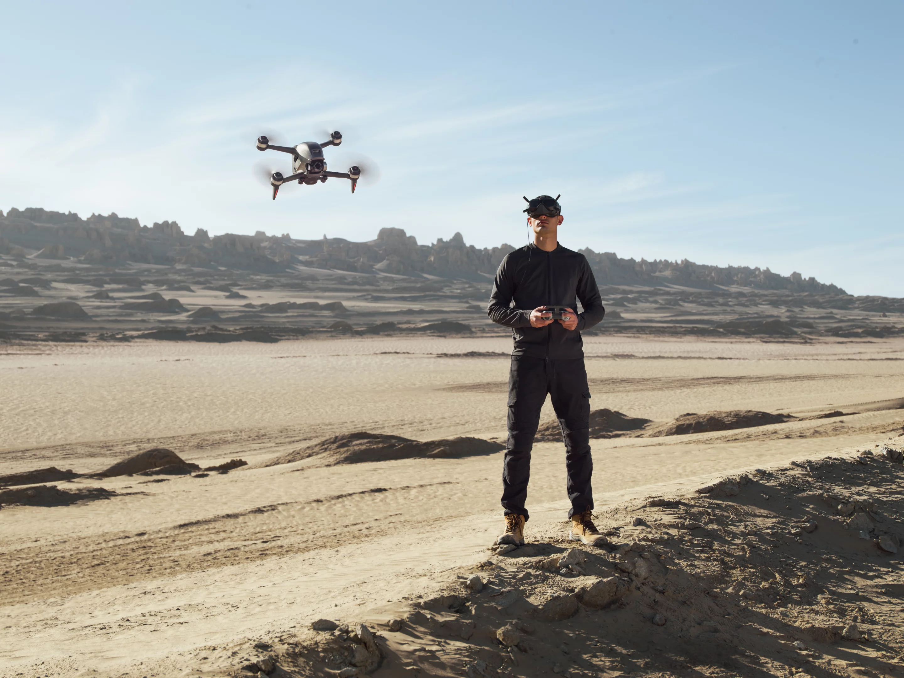The DJI FPV drone system puts the user in the pilot's seat