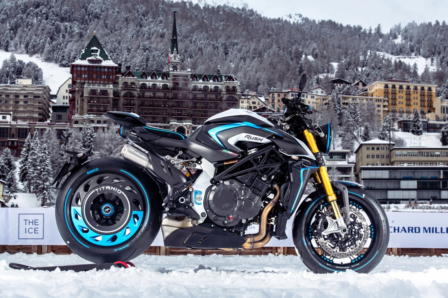 The Rush Titanio was revealed in St. Moritz, Switzerland