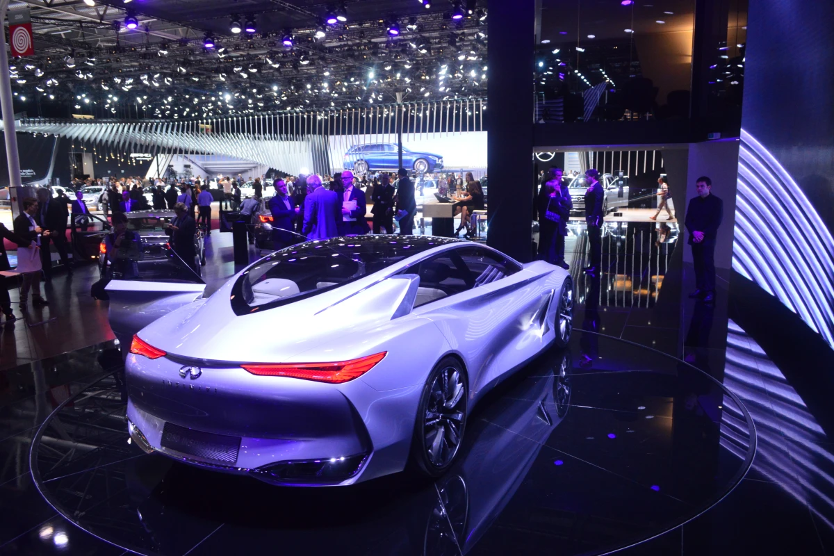 The Q80 showcases new design language destined for future production vehicles (Photo: C.C. Weiss/Gizmag)