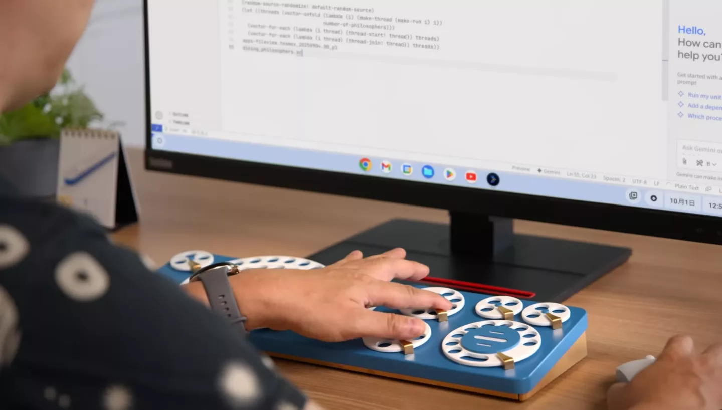 Symbols, functions and numbers get their own mini dials