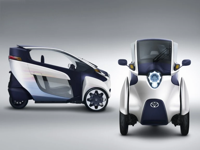 Toyota debuted the i-Road at the 2013 Geneva Motor Show