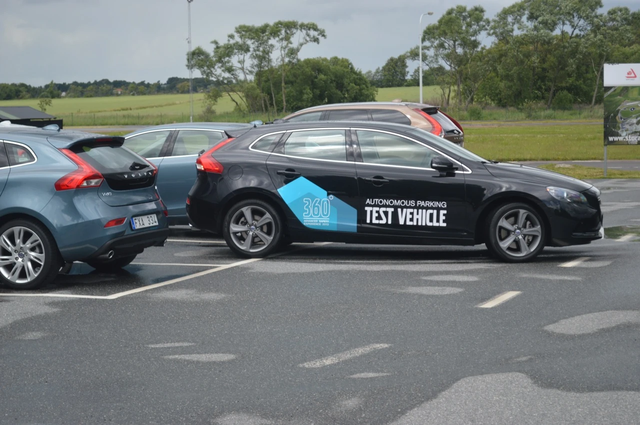 Volvo's self-parking car prototype (Photo: Gizmag)