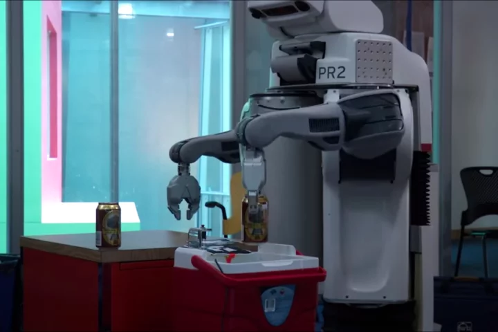 MIT's robotic bartending service in action