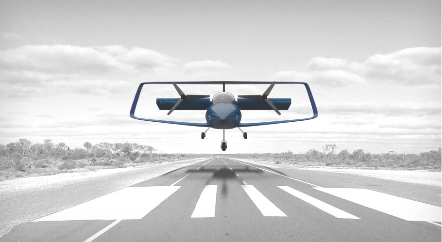 The Elytron 2S is the extra pair of rotating wings mounted amidships, which contain the motors and props