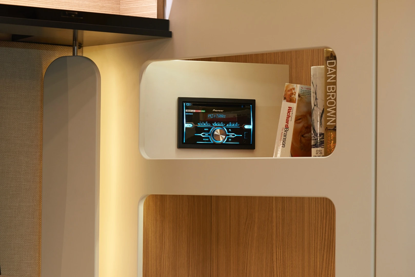 Double DIN radio with CD and USB