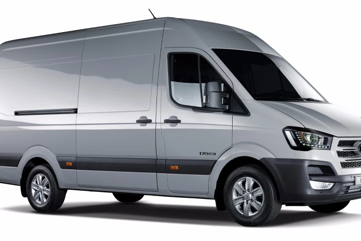 It looks like a van and drives like a van, but it's powered by hydrogen