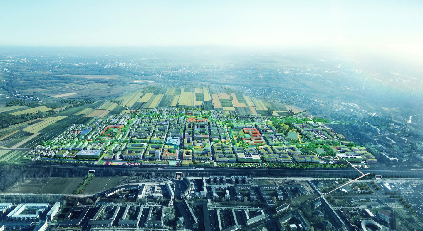 The winner of the Future Project of the Year is the Connected City Oberbillwerder, by ADEPT and Karres En Brands, Transsolar, Büro Happold, and Kraft