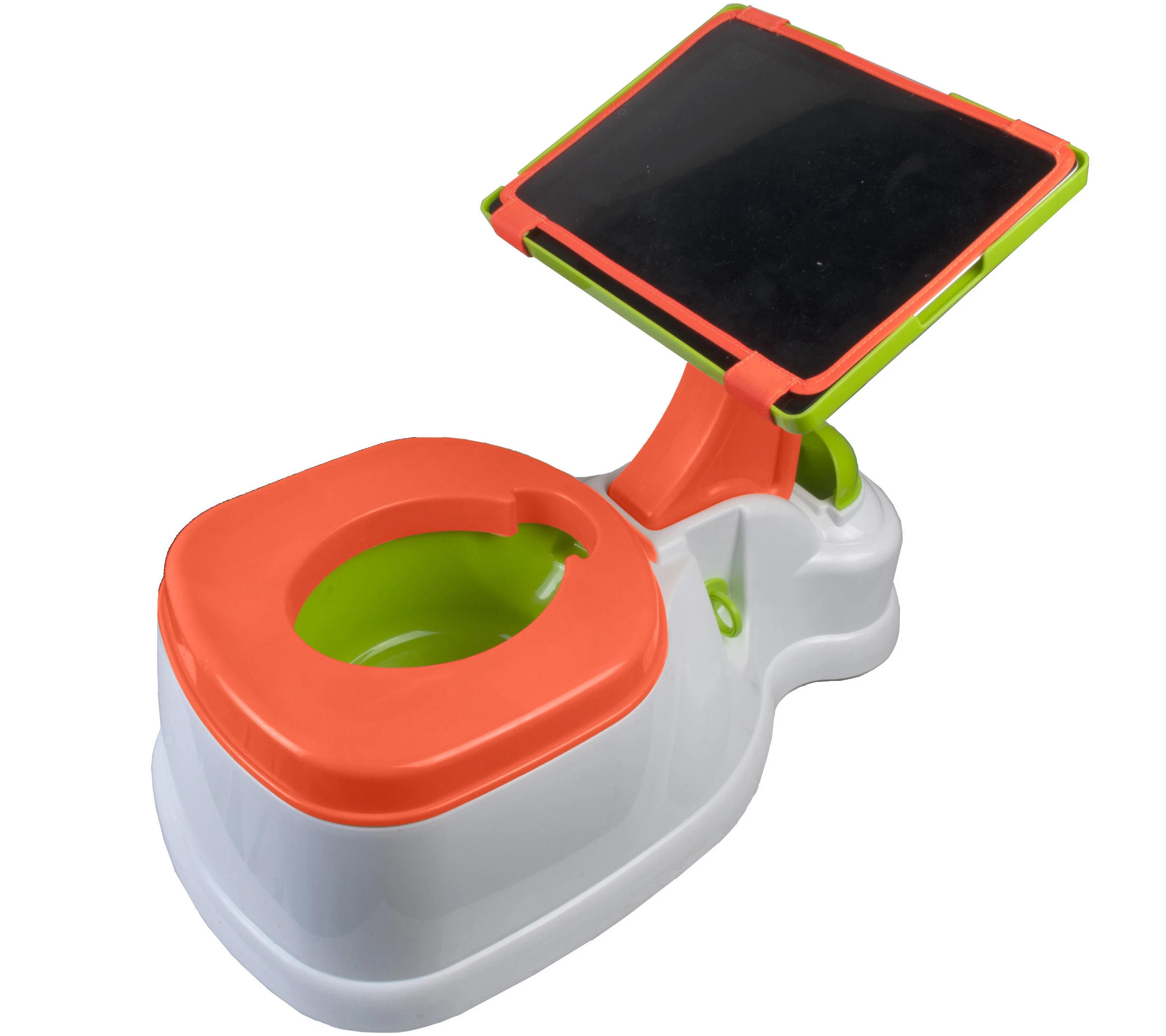 The iPotty has been designed to help children learn to use the potty by keeping them entertained when nature calls
