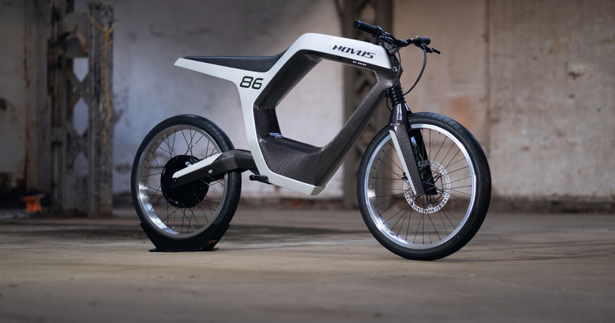 Novus electric motorcycle is a featherweight commuter with a