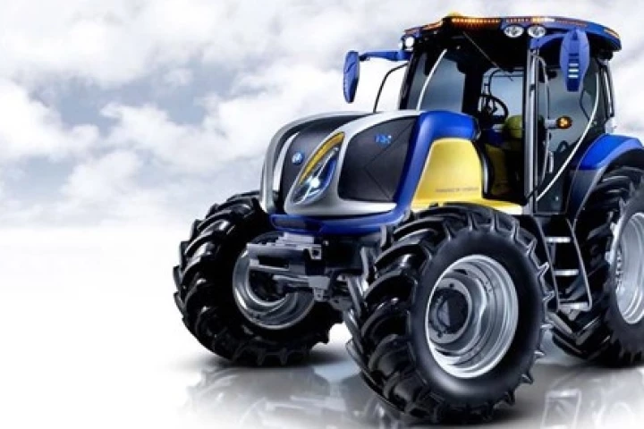 New Holland's prototype NH2 hydrogen powered tractor
