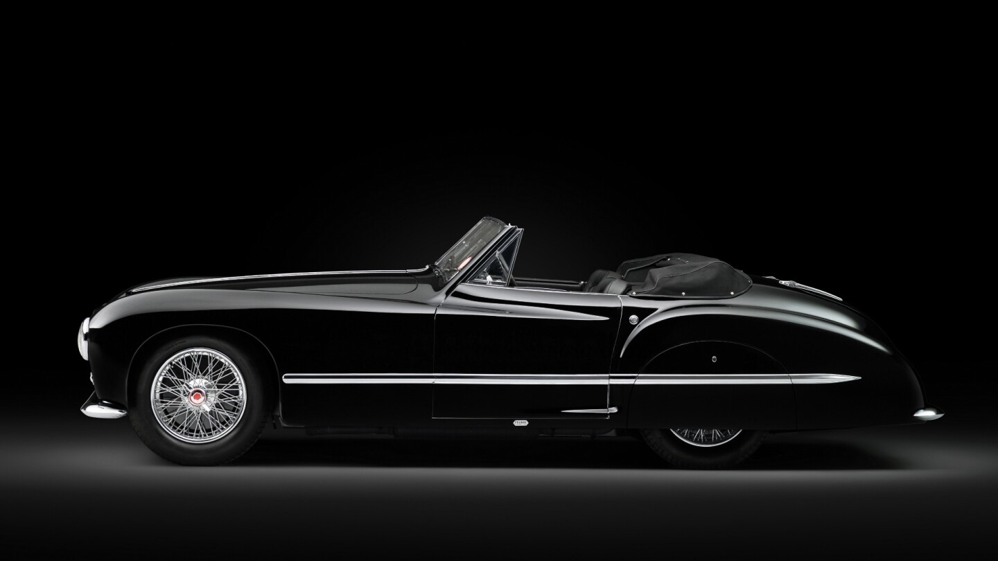 One of the first post-WW2 supercars, the T26 Gran Sport Talbot-Lago featured a celebrated Grand Prix chassis with a new twin-cam 4.5-litre T26 engine. Only 29 were built on the short wheelbase chassis and only 26 remain, each of them bodied by automotive couturiers. This Talbot-Lago T26 has a convertible body by French automotive couturier Franay. It was first shown at the Paris Salon in 1949 and was remodelled several times by Franay and shown at numerous motor shows in period, plus numerous concours where it always seems to have won first prize. It offered a lot of car and provenance for the price, fetching €1,120,000 ($1,252,240) Auction Link