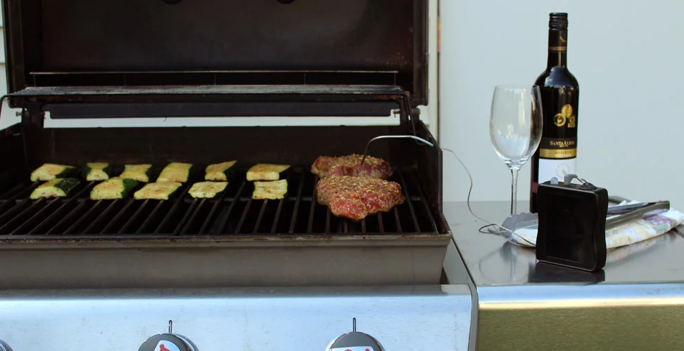 The BBiQ helps prevent you from overcooking those rare tuna steaks