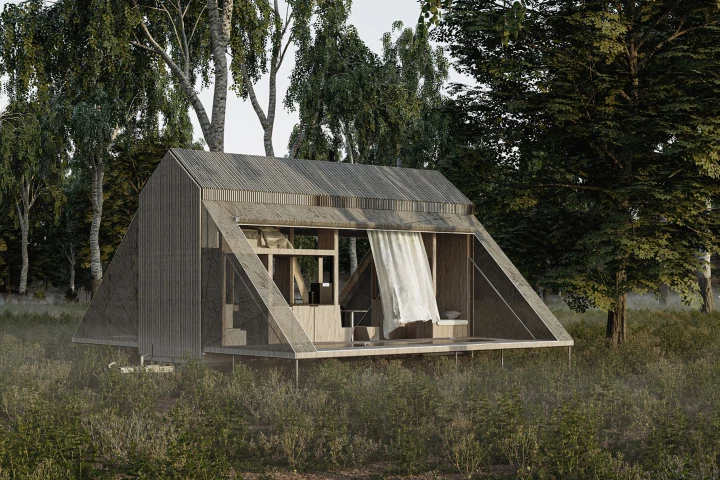 The tiny house is currently only a concept but Atelier Fasea is exploring the possibility of building it