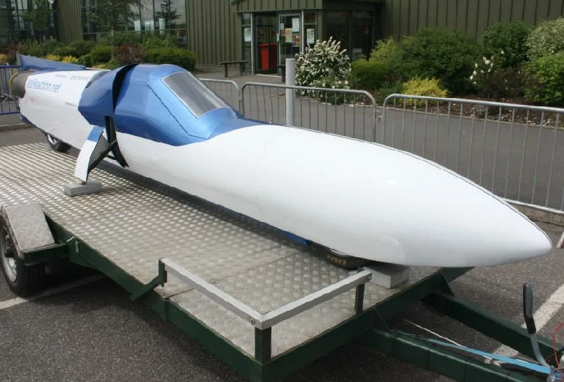 Jet Reaction on its transport trailer