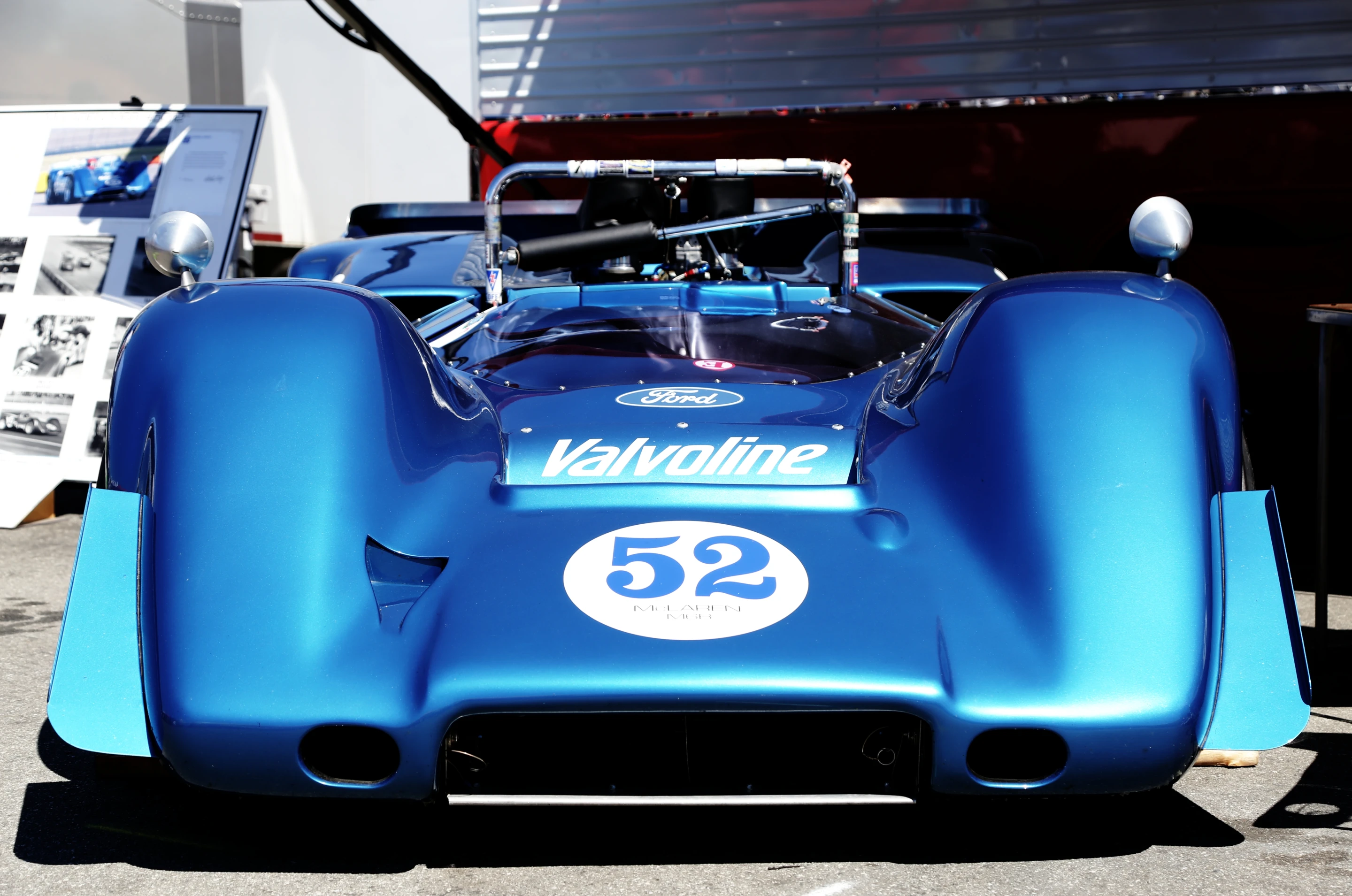 This car is a McLaren M6B but runs a Ford 427 after Shelby purchased it from the UK outfit for Can-Am racing in 1968 (Photo: Angus MacKenzie/Gizmag.com)