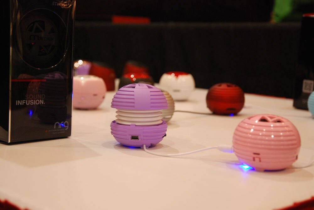You can daisy chain a few nrg speakers from Matrix Audio together for more sound