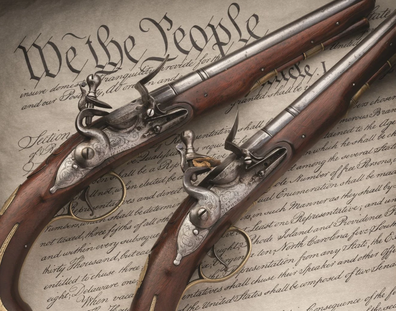 Alexander Hamilton's flintlock pistols and epaulettes sold for $1,150,000 at Rock Island on 14 May 2021