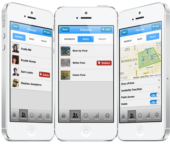 Some of the features of the BitLock app