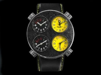 Driving precision: the Meccaniche Veloci carbon fiber wristwatch