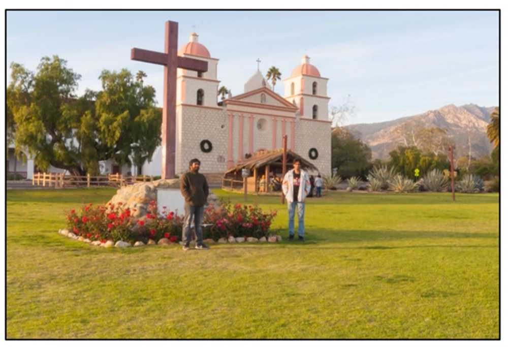 The desired background (or wide angle) for the finished image