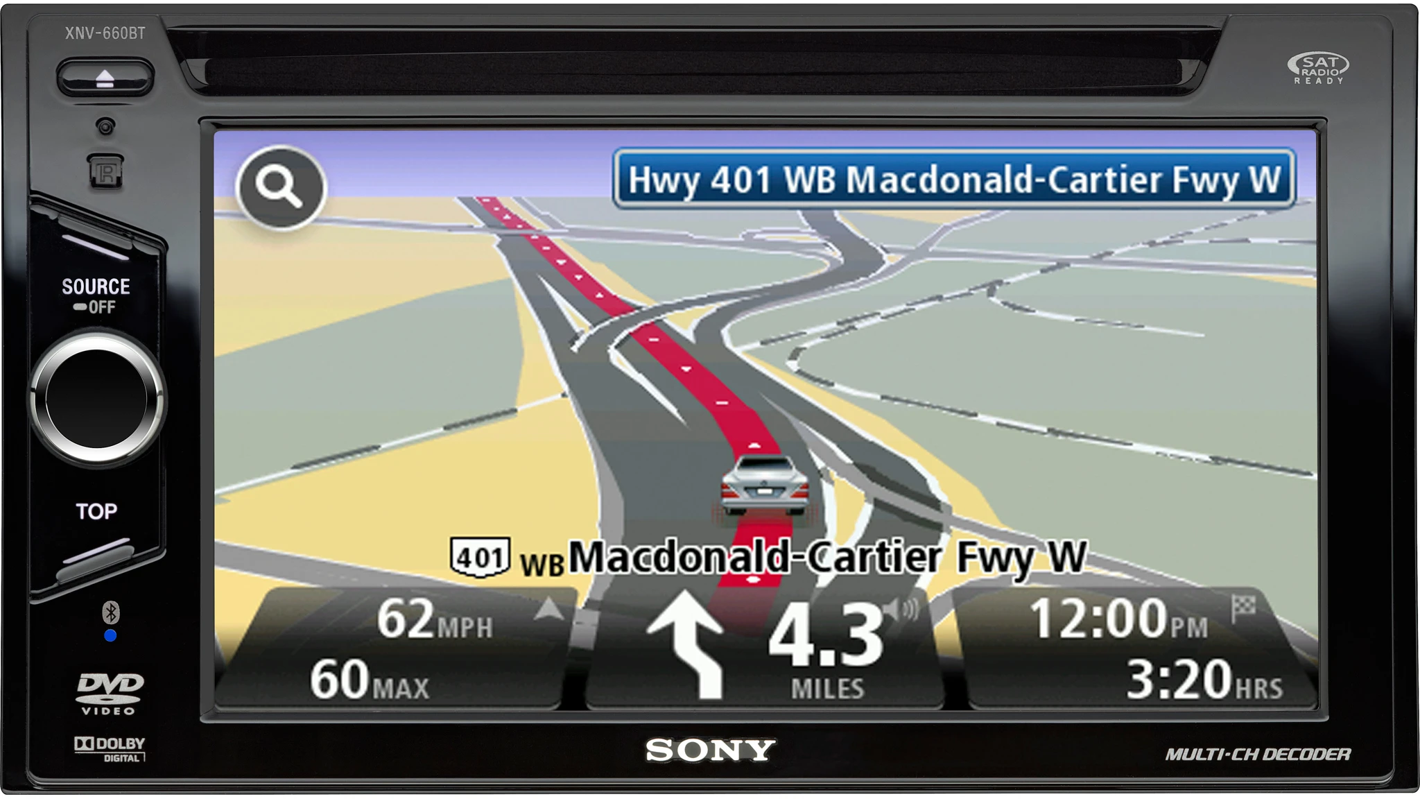 The 6.1-inch XNV-660BT