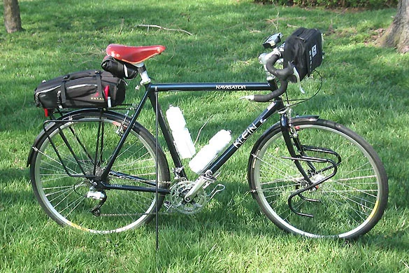 The Click-Stand is one of two products that serve the same purpose as a kickstand, but aren't permanently attached to the bicycle