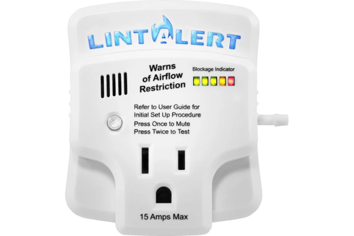 The LintAlert lets homeowners know when their clothes dryer is becoming a fire hazard and wasting electricity