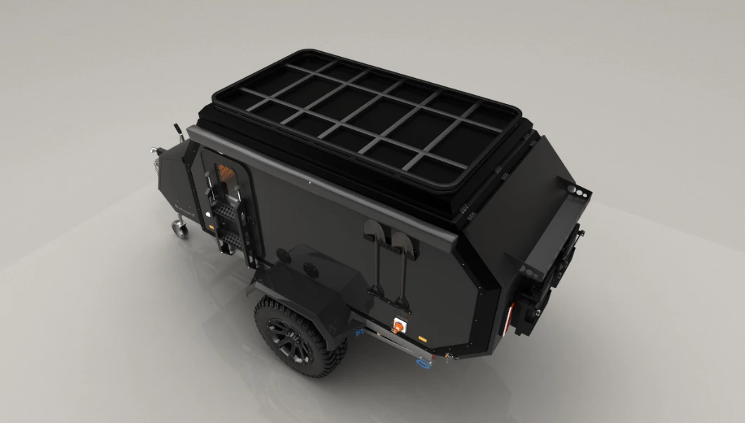 The roof rack holds up to 220 lb of static load, 110 lb of dynamic load