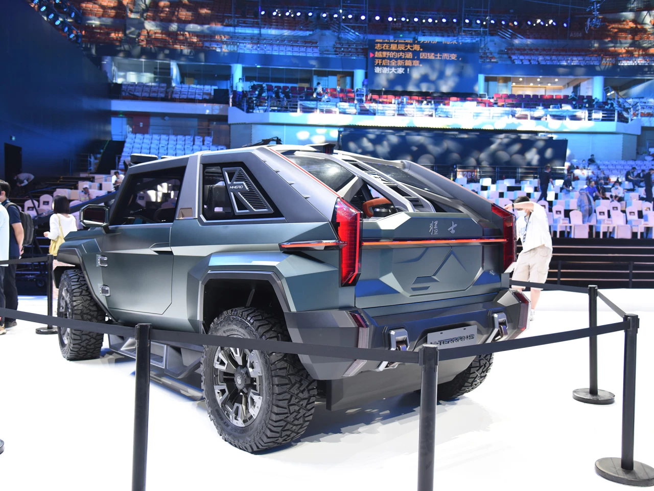 The M-Terrain S has a cool looking slanted back, and a smaller luggage capacity as a result