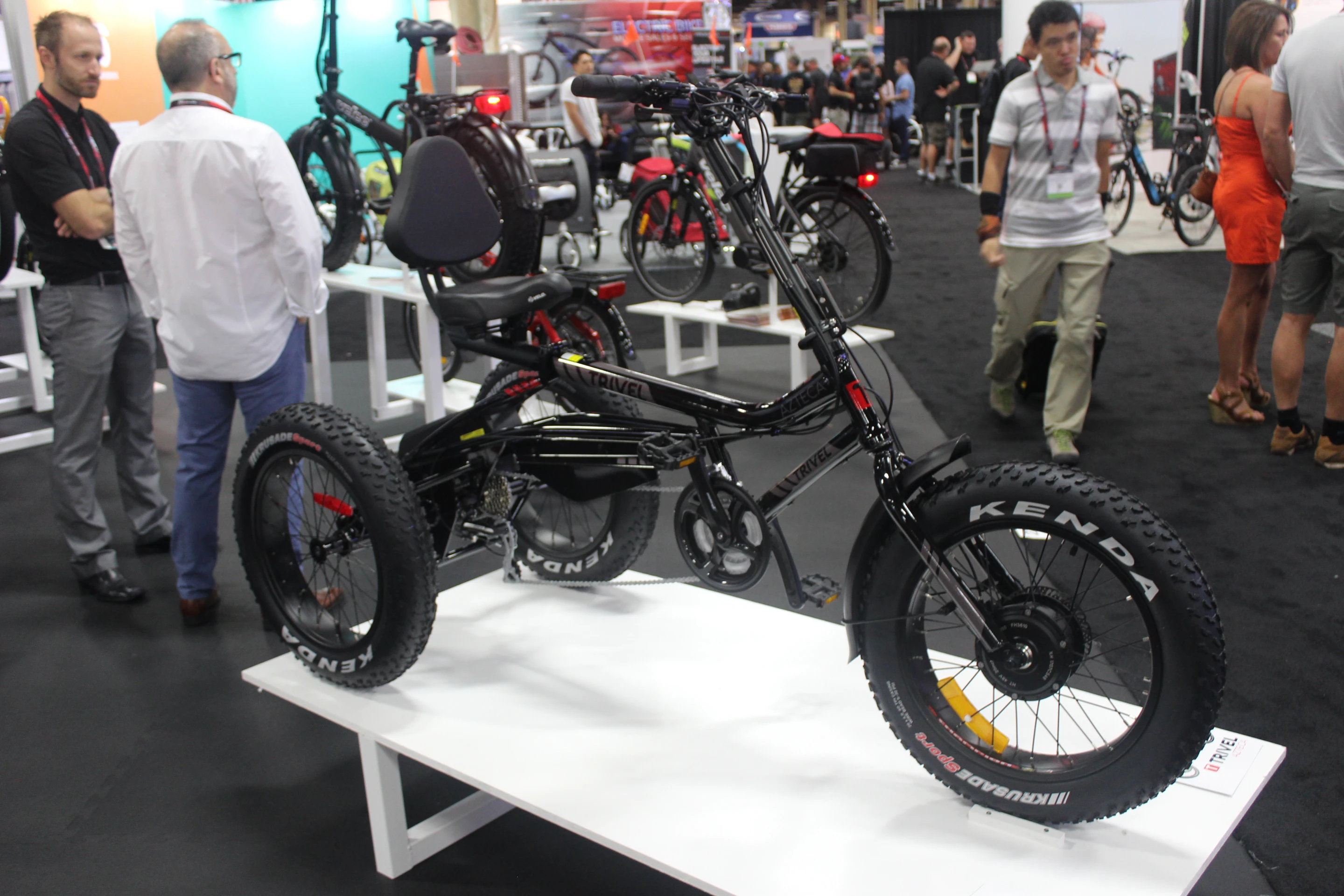 A fat-tired electric Azteca trike from Trivel