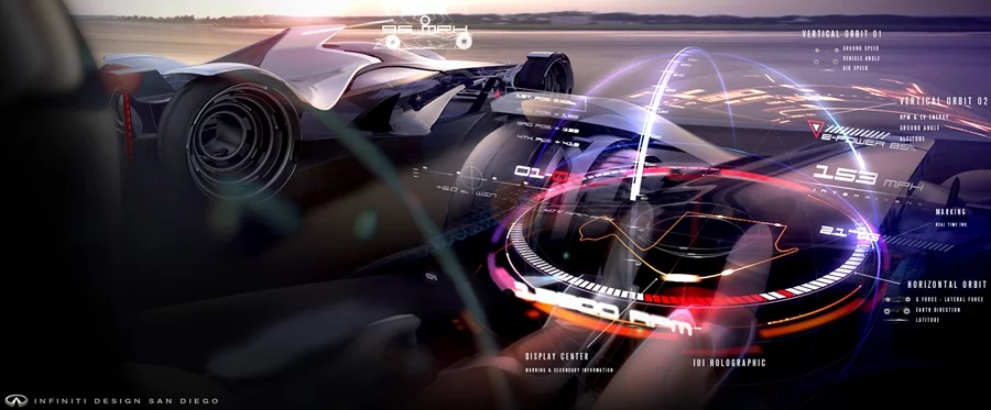 The Synaptiq's holographic display