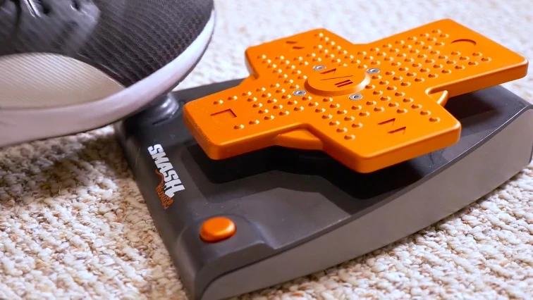 SMASHmouse is a foot-operated mouse, optimized for use by musicians